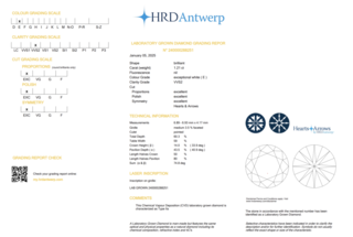 Diamant 1.21ct | Brilliant Cut | (HRD gecertificeerd)